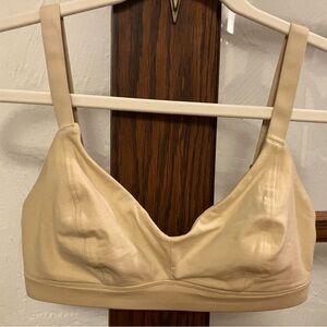 Subset (formerly Knickey) Organic Cotton New Triangle Soft Bra S+ Wheat